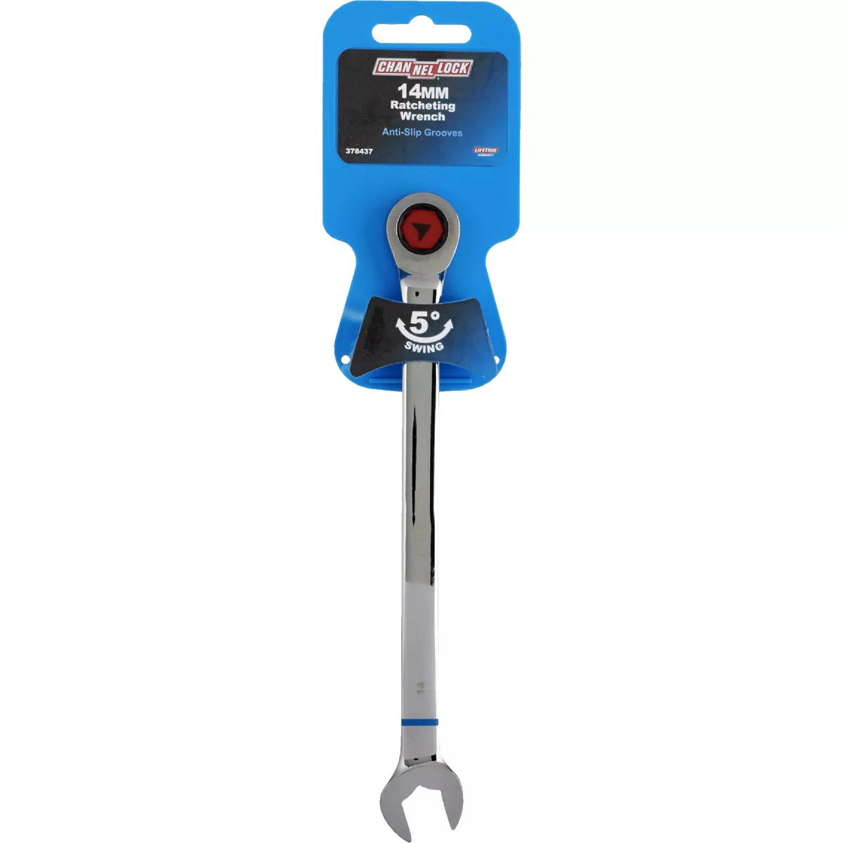 Channellock Metric 14 mm 12-Point Ratcheting Combination Wrench - photo 2