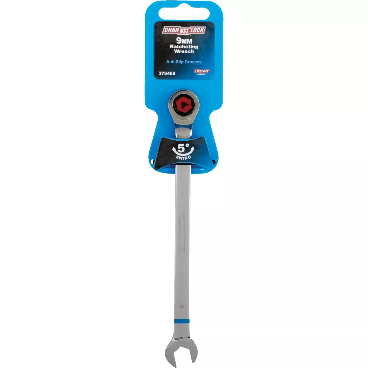 Channellock Metric 9 mm 12-Point Ratcheting Combination Wrench - photo 2