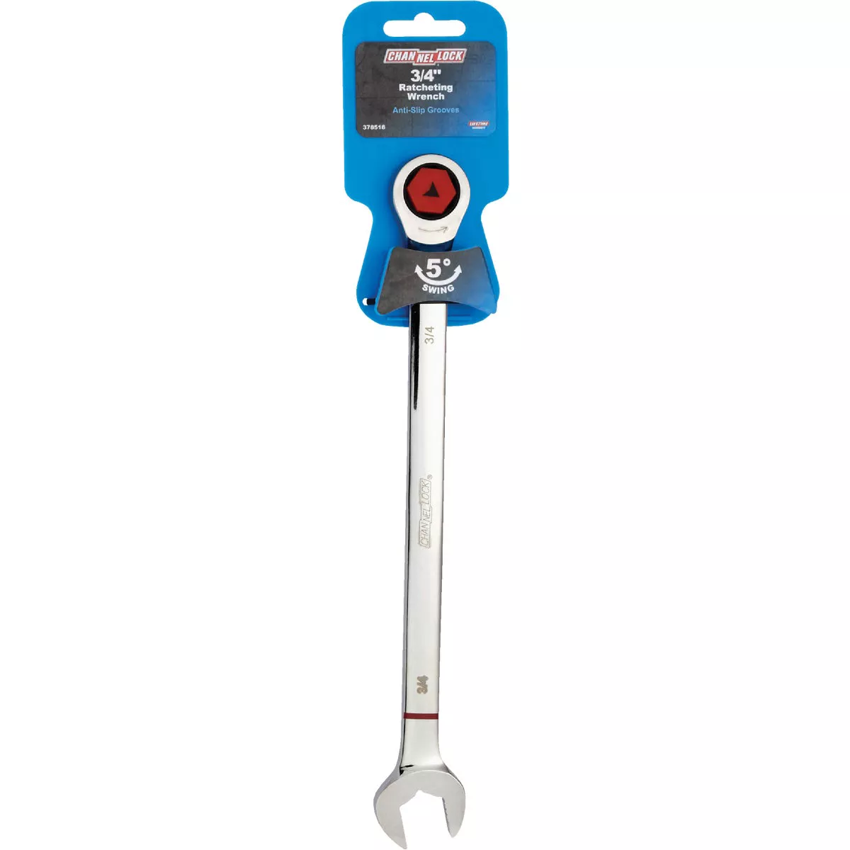 Channellock Standard 3/4 In. 12-Point Ratcheting Combination Wrench - photo 2