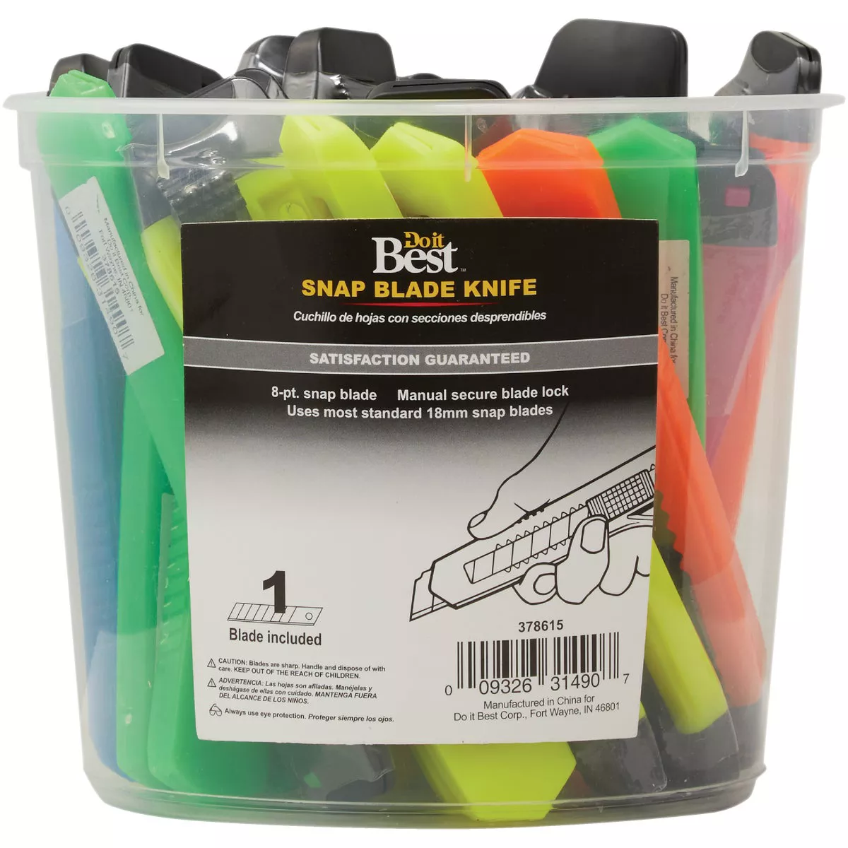 Do it 18 mm 8-Point Snap-Off Knife Display - photo 2