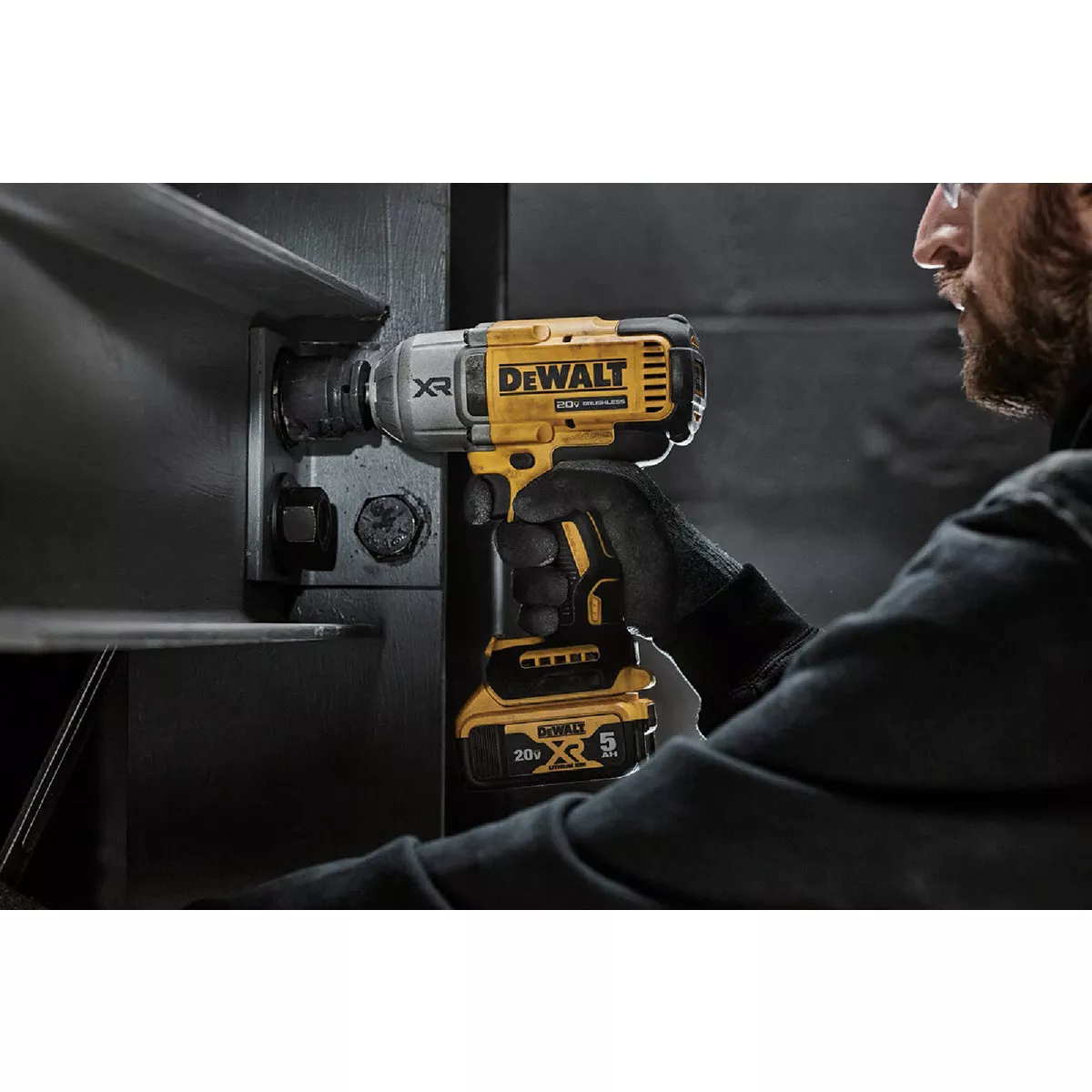 DEWALT 20V MAX XR Brushless 1/2 In. High Torque Cordless Impact Wrench with Hog Ring Anvil (Tool Only) - photo 4
