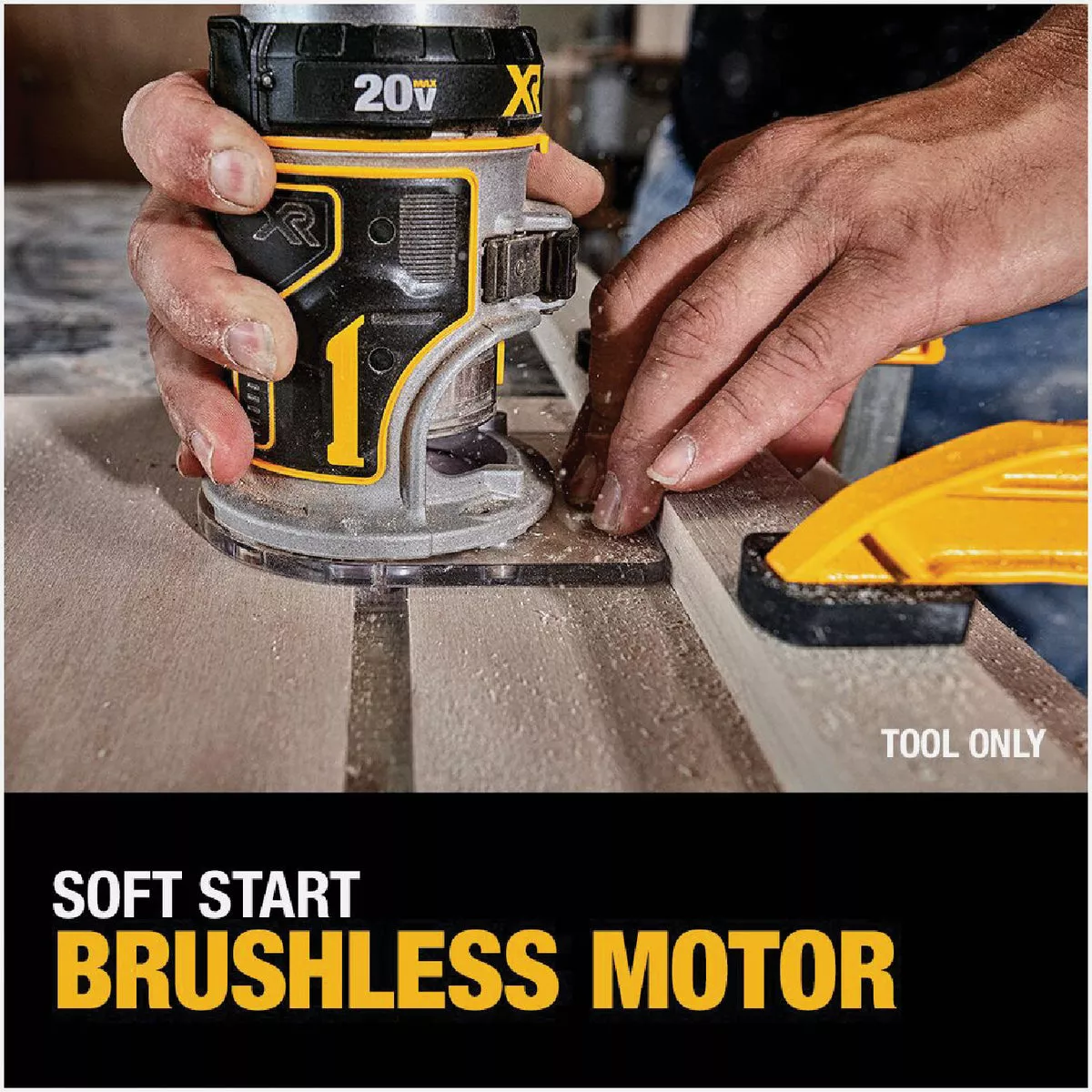 DEWALT 20V MAX XR Brushless Compact Cordless Router (Tool Only) - photo 2