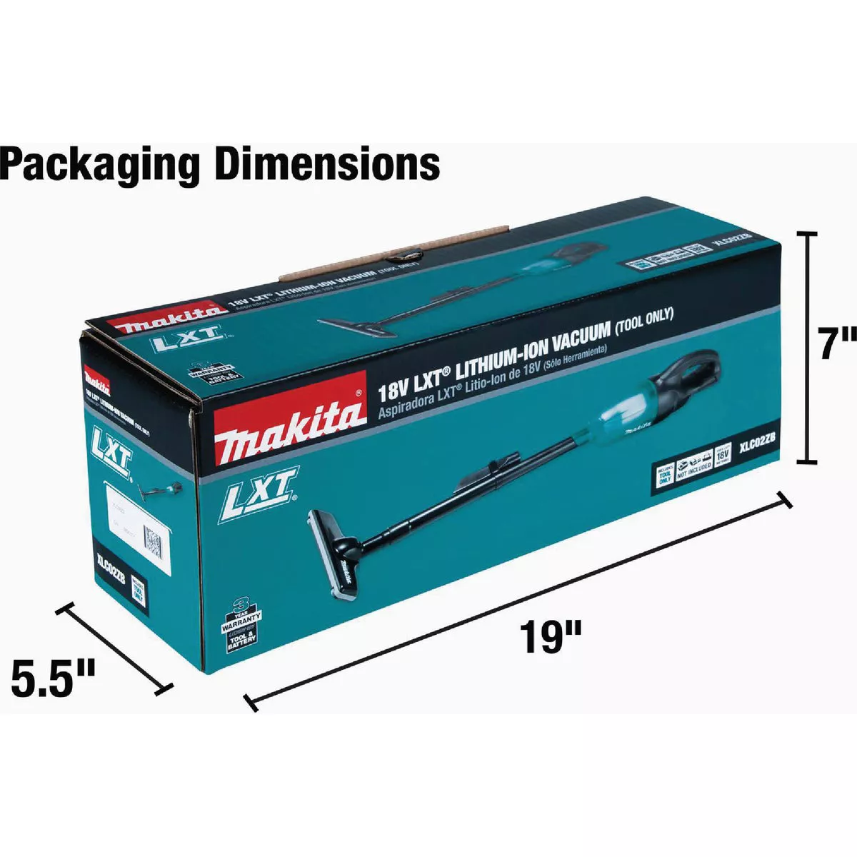 Makita 18V LXT Cordless Bagless Compact Stick Vacuum Cleaner, Black (Tool Only) - photo 5