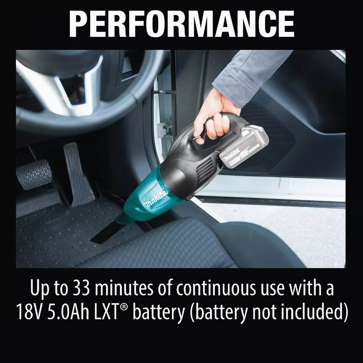 Makita 18V LXT Cordless Bagless Compact Stick Vacuum Cleaner, Black (Tool Only) - photo 7