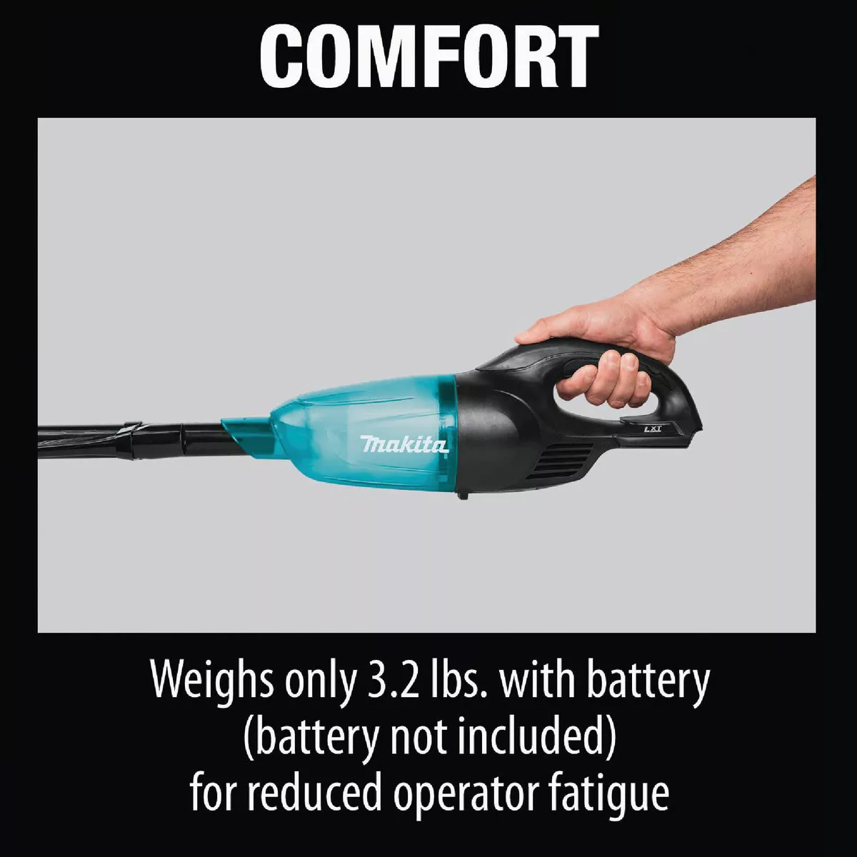 Makita 18V LXT Cordless Bagless Compact Stick Vacuum Cleaner, Black (Tool Only) - photo 11
