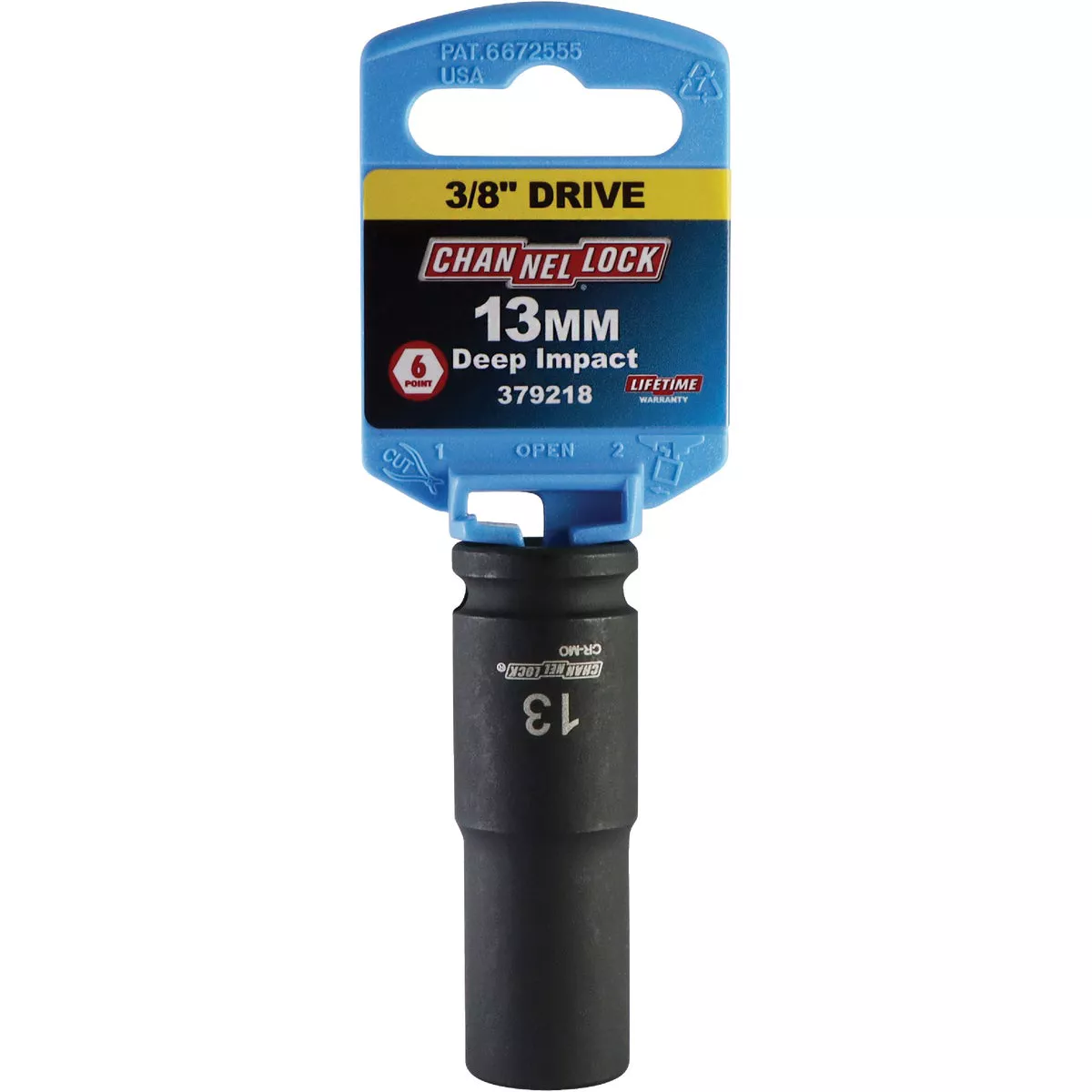 Channellock 3/8 In. Drive 13 mm 6-Point Deep Metric Impact Socket - photo 2