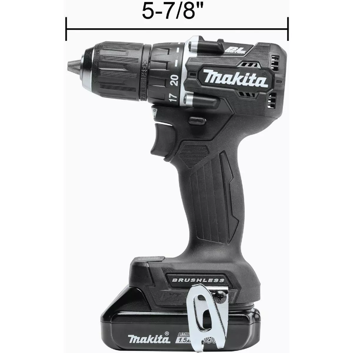 Makita 18V LXT Lithium-Ion 1/2 In. Brushless Sub-Compact Cordless Drill Kit with 1.5 Ah Battery & Charger - photo 6