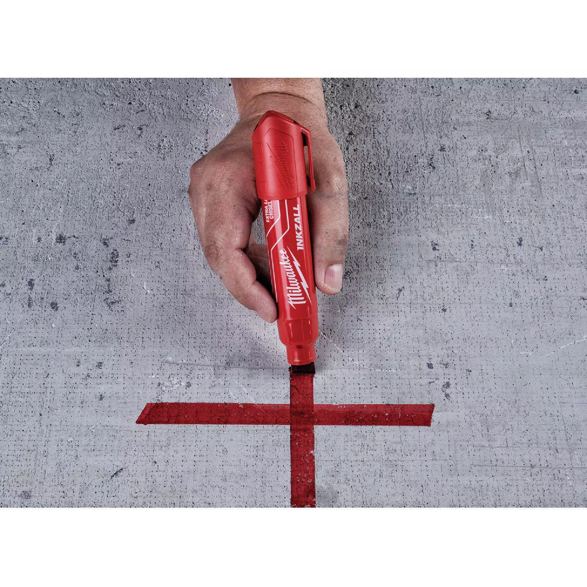 Milwaukee INKZALL Extra Large Chisel Tip Red Job Site Marker - photo 4