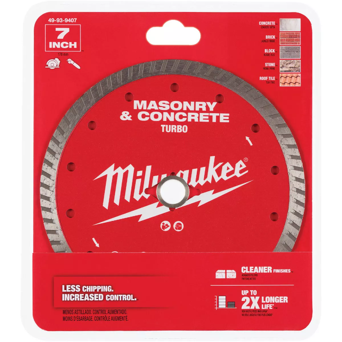 Milwaukee 7 In. Turbo Rim Masonry & Concrete Diamond Blade | True Value ...