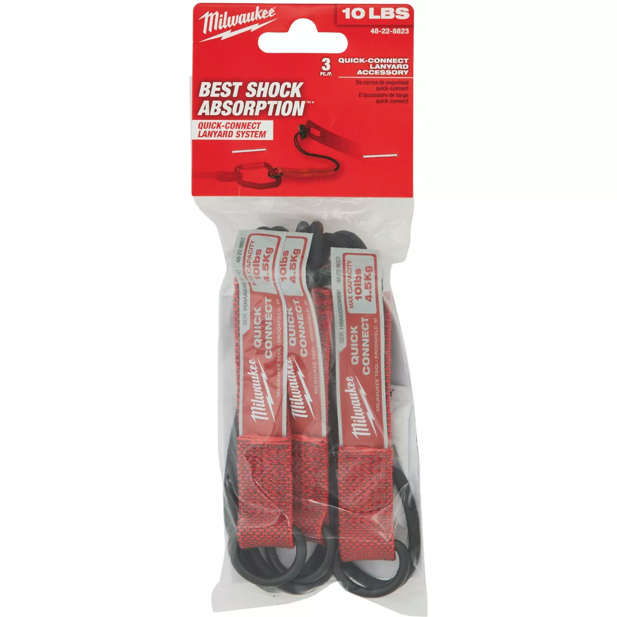 Milwaukee 10 Lb. Quick-Connect Tool Lanyard Accessory (3-Piece) - photo 2