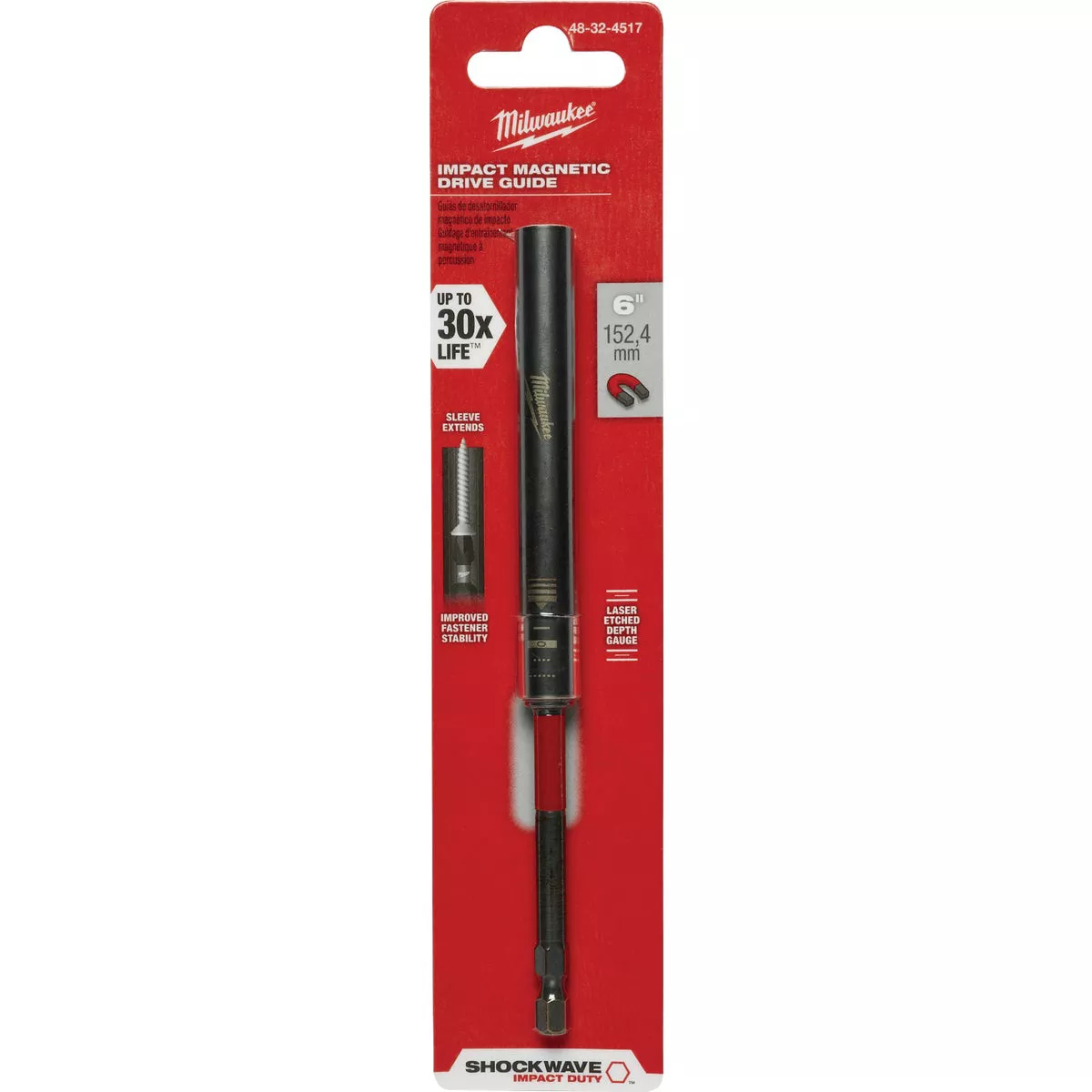 Milwaukee SHOCKWAVE 6 In. Magnetic Drive Guide Bit Holder | True Value ...