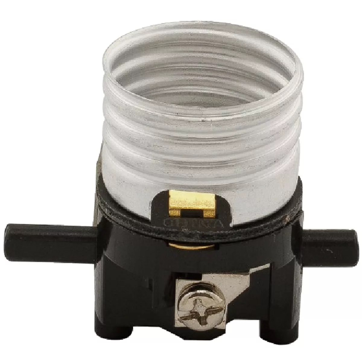 Eaton Push-Through Medium Base White Lamp Socket | True Value Hardware