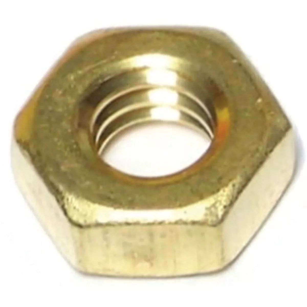 Midwest Fastener 1/4 In.-20 Brass Coarse Thread Hex Nuts (10 Ct.)