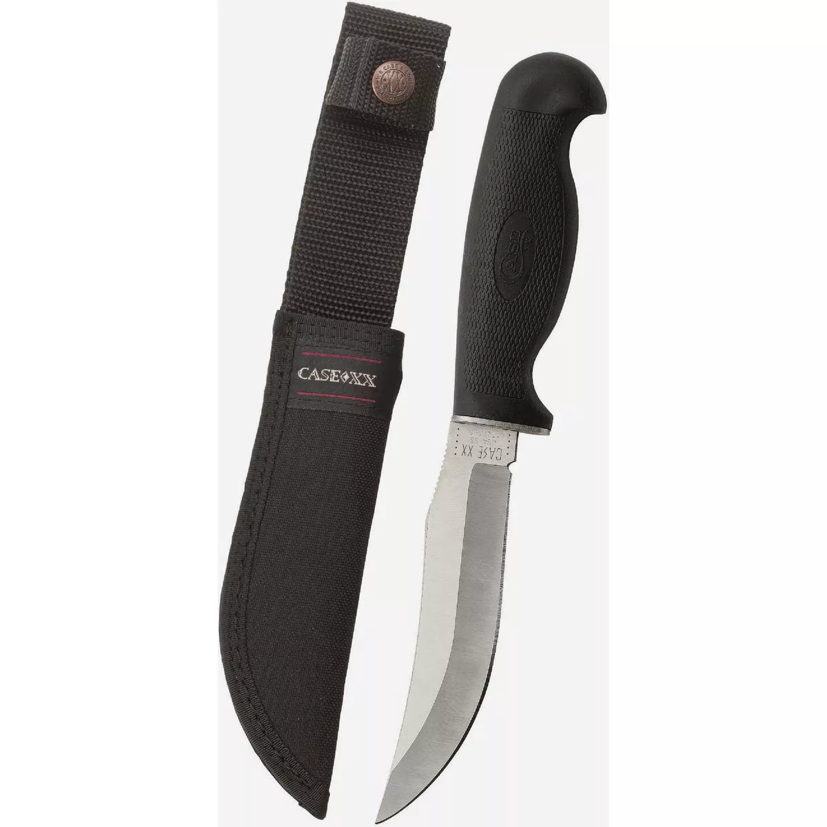 Case 5 In. Lightweight Hunter Swept Skinner Fixed Blade Knife with Ballistic Nylon Sheath