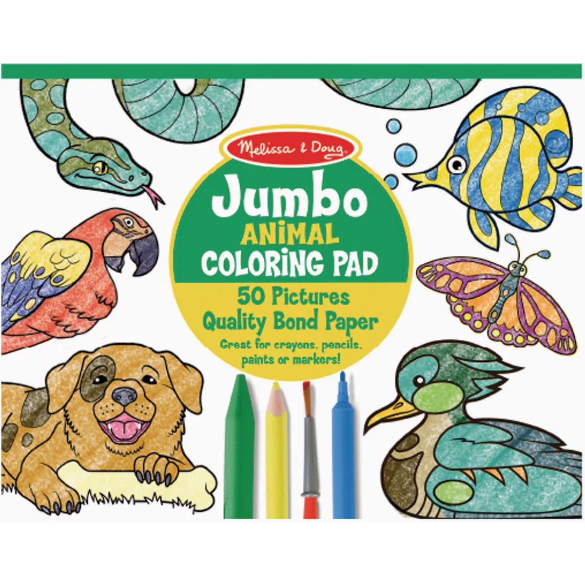 Melissa & Doug Jumbo Coloring Pad - Animal