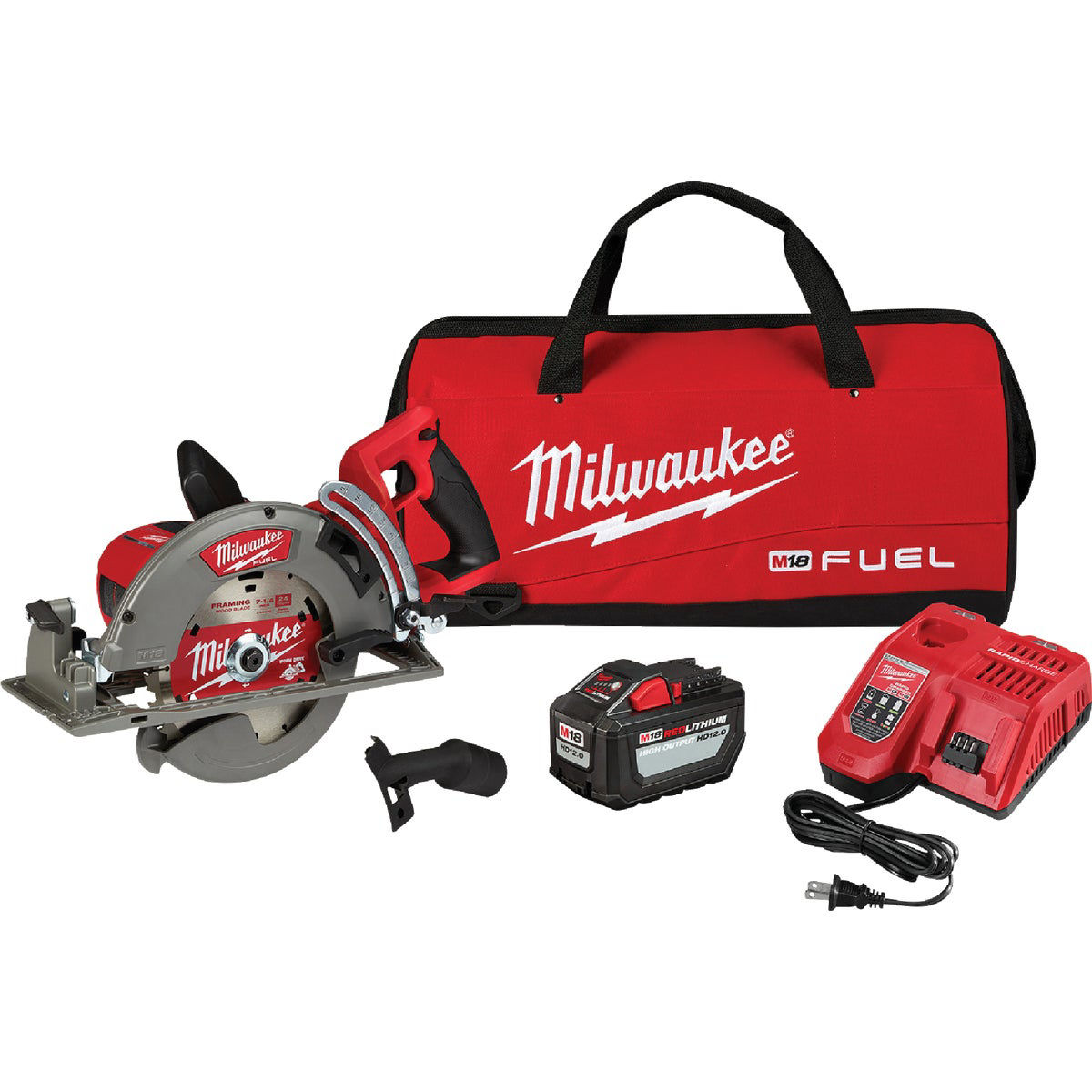 Milwaukee M18 FUEL 18 Volt Lithium-Ion Brushless 7-1/4 In. Cordless  Circular Saw w/Rear Handle Kit Do it Best
