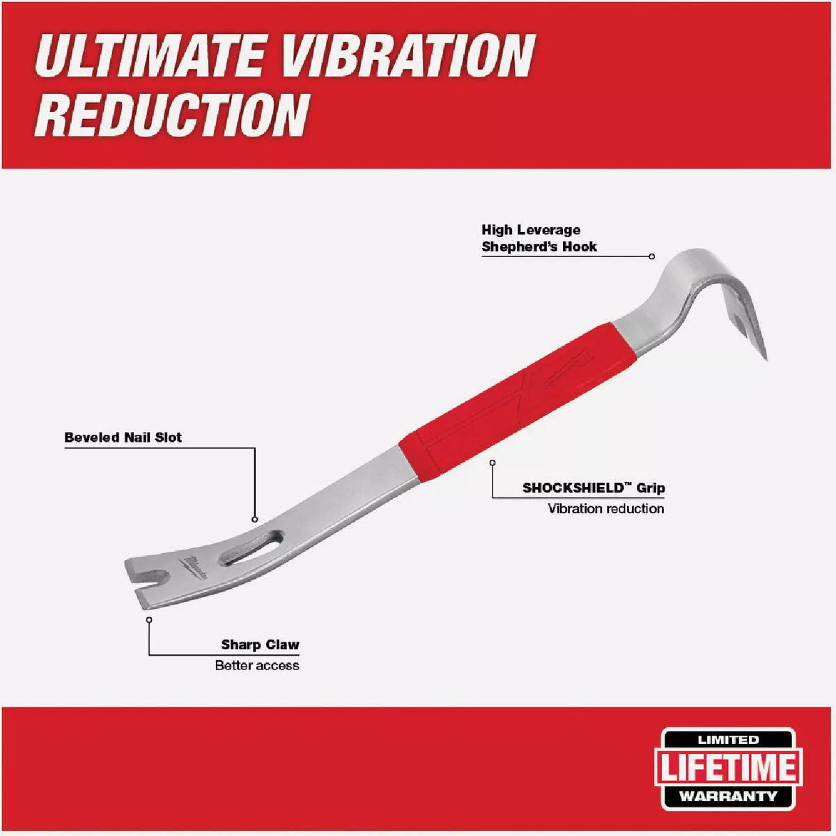 Milwaukee 15 In. L Pry Bar - photo 4