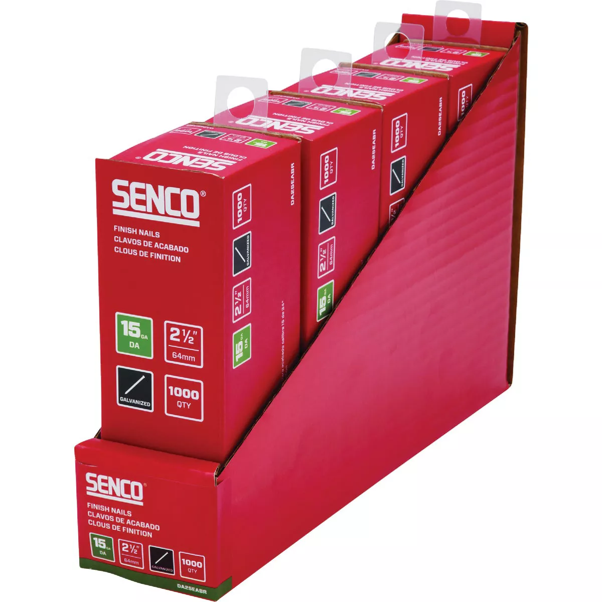 Senco 2-1/2 In. 15-Gauge Galvanized 34 Degree Angled Finish Nail (1000 Ct.) - photo 3