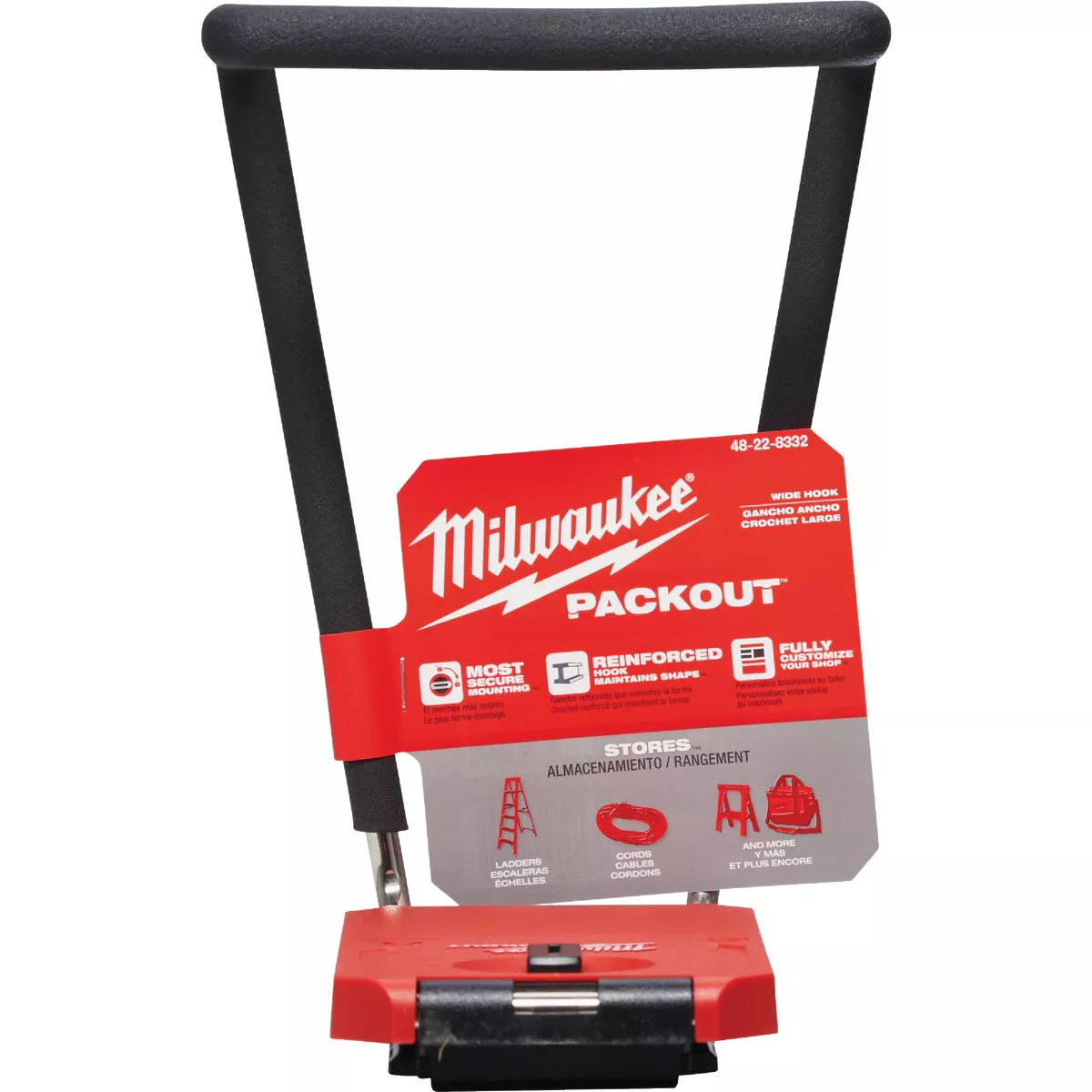 Milwaukee PACKOUT Wide Hook, 25 Lb. Capacity - photo 4