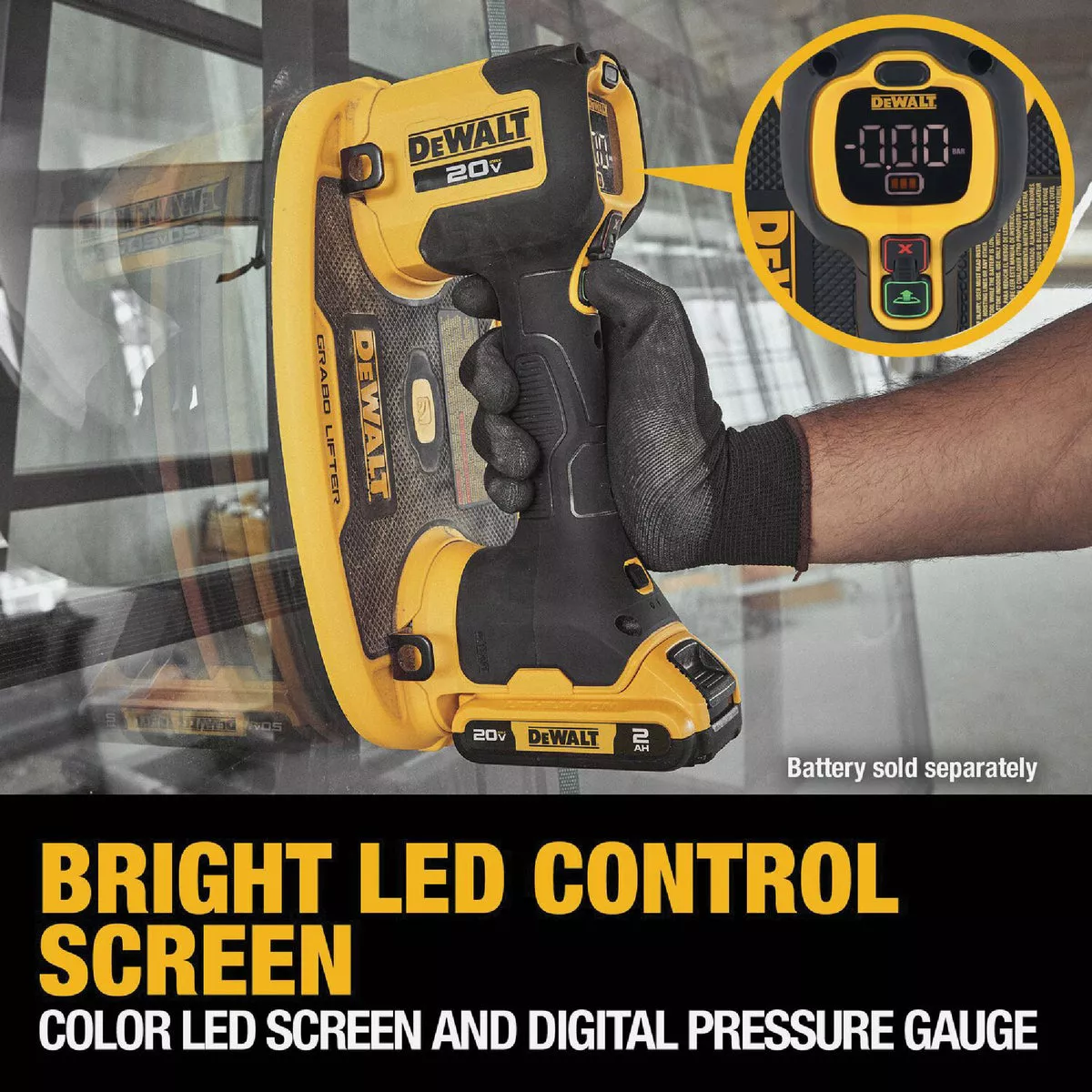 DEWALT 20V MAX Cordless GRABO Vacuum Lifter (Tool Only) - photo 8