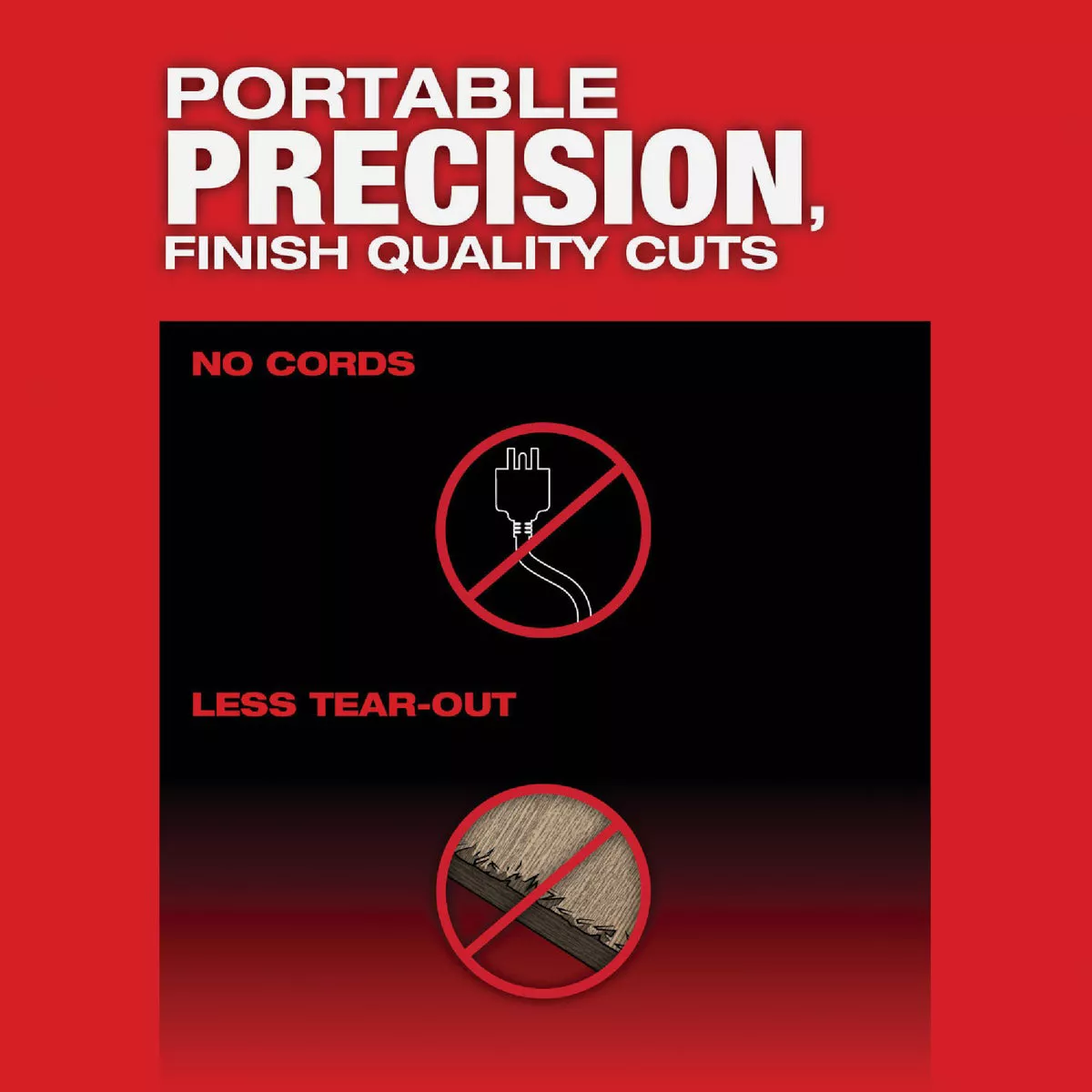 Milwaukee M18 FUEL Brushless 6-1/2 In. Cordless Plunge Track Saw Kit with 6.0 Ah Battery & Charger - photo 9