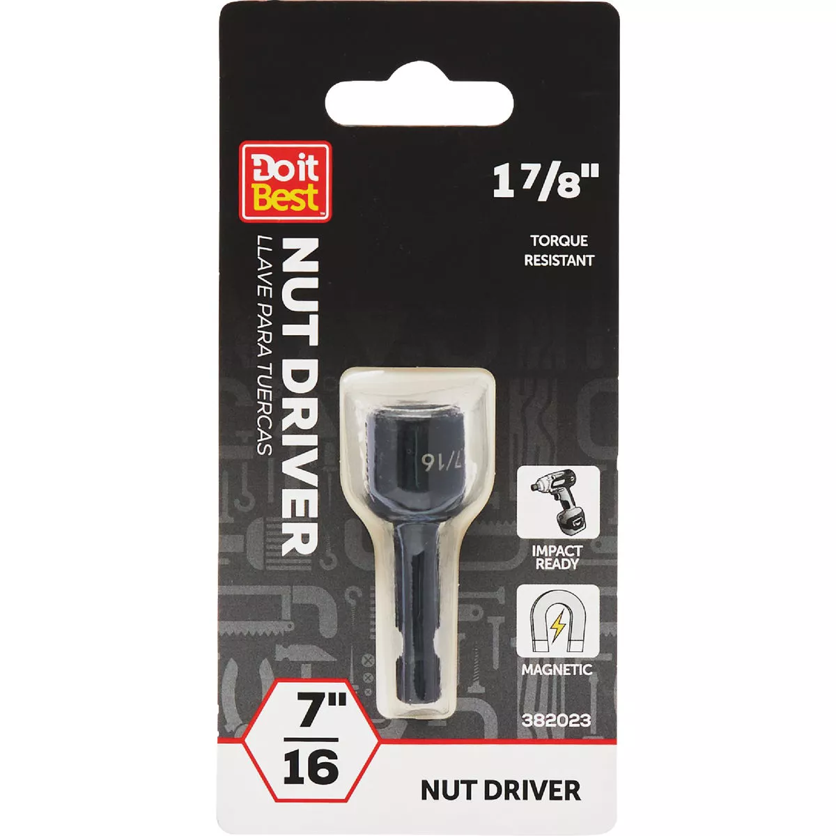 Do it Best 7/16 In. x 1-7/8 In. Magnetic Impact Nut Driver