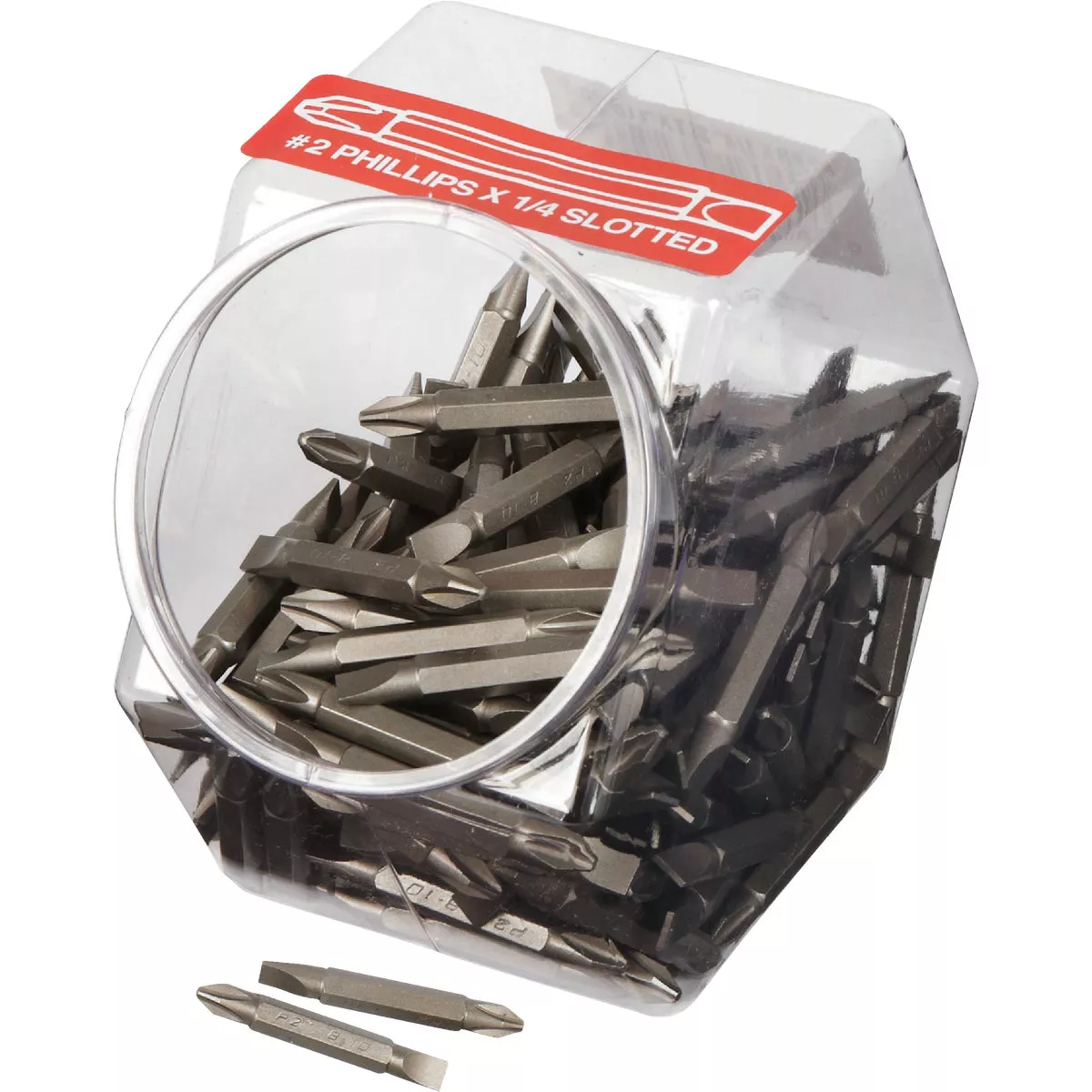 Best Way Tools Phillips #2 x 1/4 In. Slotted 2 In. Screwdriver Bit Display