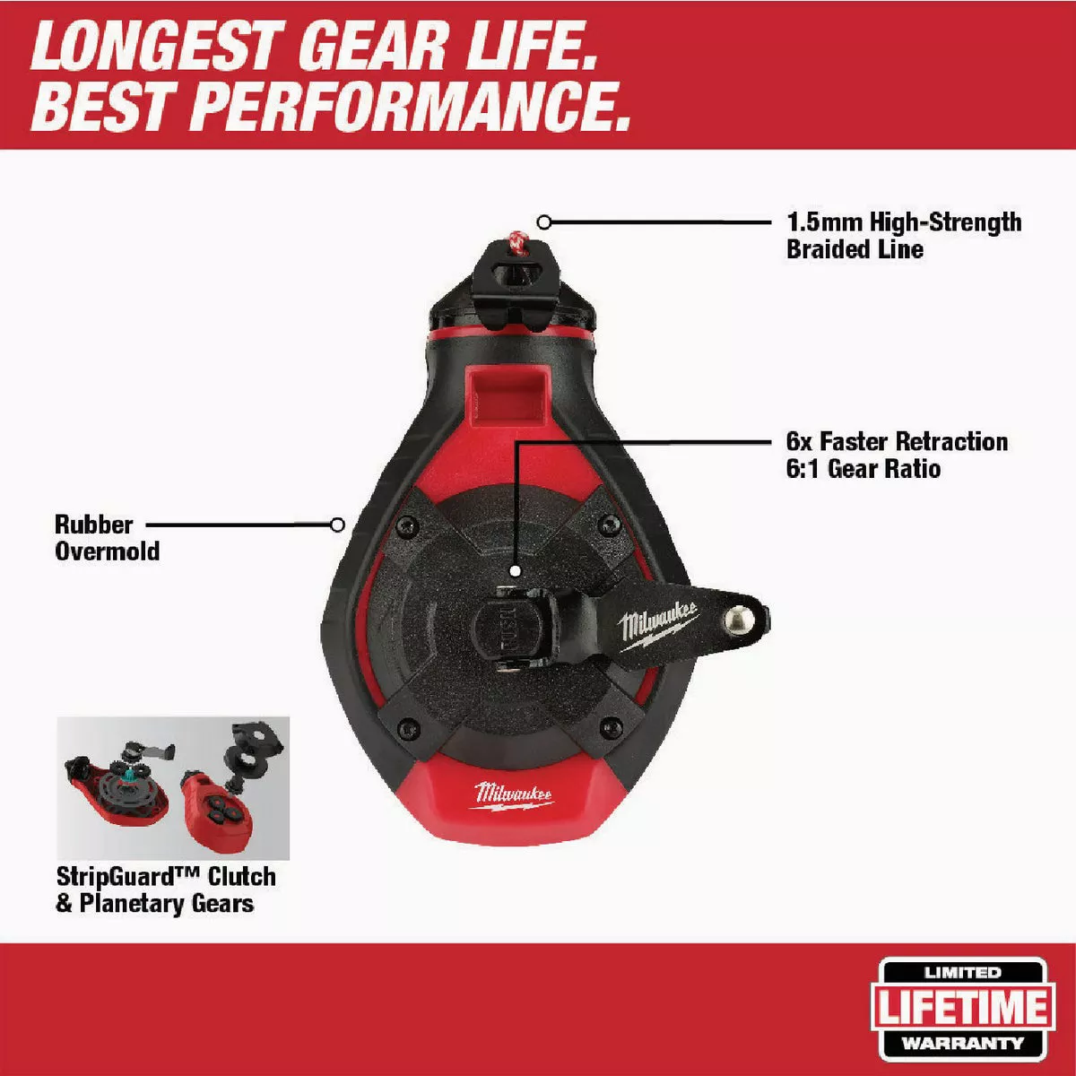 Milwaukee 100 Ft. Bold Line Chalk Reel - photo 3