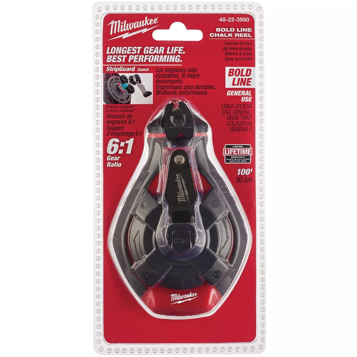 Milwaukee 100 Ft. Bold Line Chalk Reel - photo 4