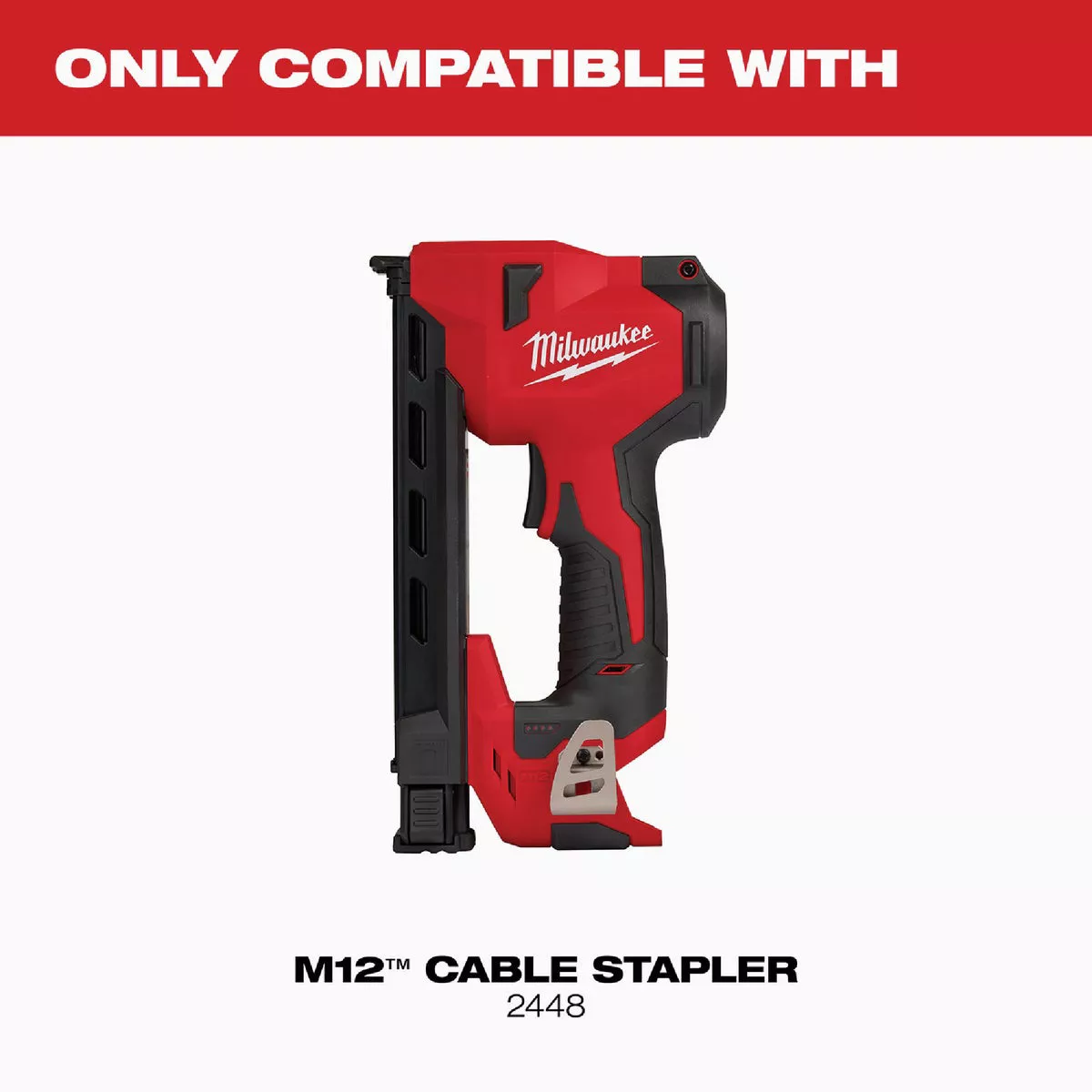 Milwaukee 1 In. x 3/4 In. Insulated Cable Staples (600-Count) - photo 4