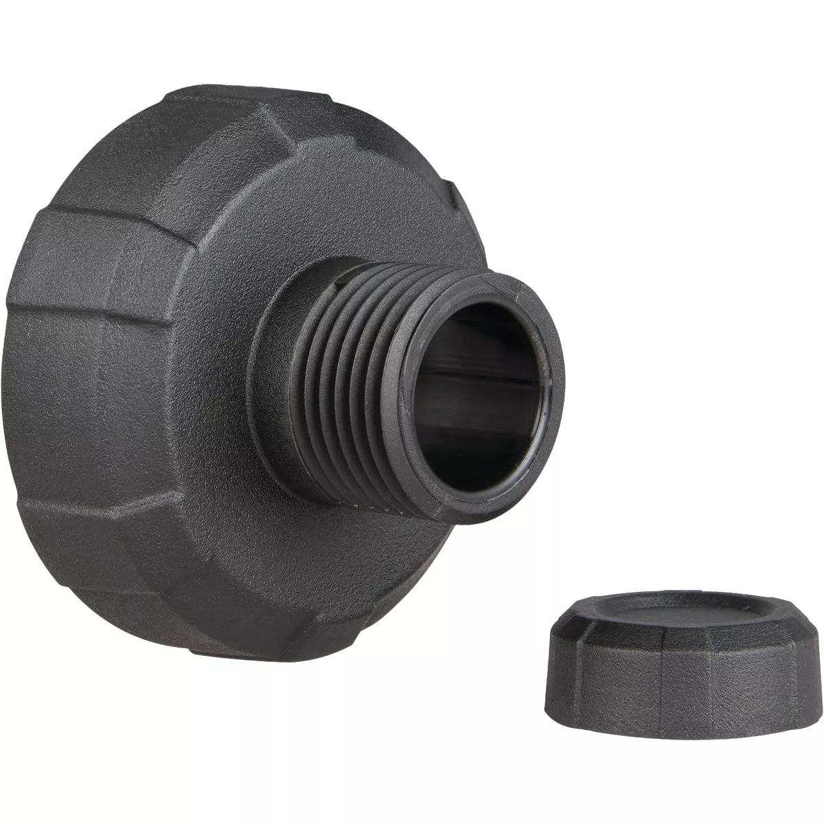 Milwaukee 5/8 In. Black Plastic Vacuum Drain Adapter - photo 2