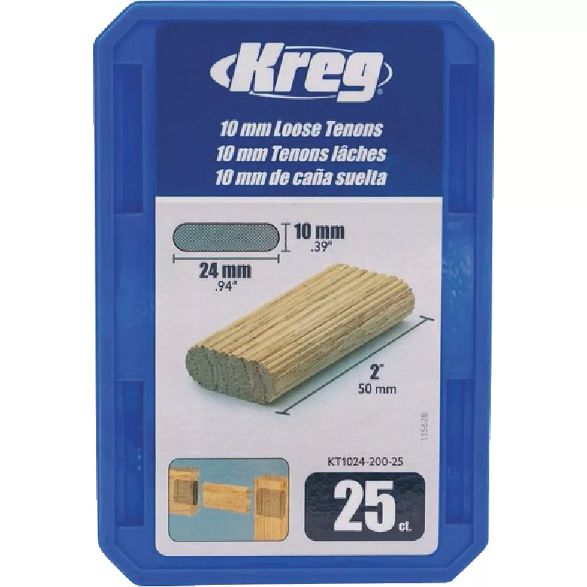 Kreg MortiseMate 10mm Loose Tenons (25-Piece) - photo 2