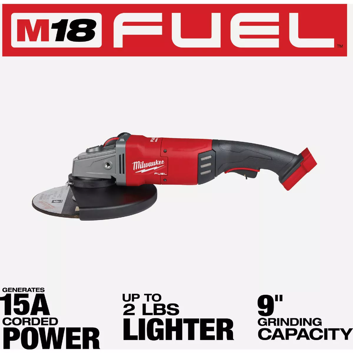 Milwaukee M18 FUEL 7 In. / 9 In. Brushless Large Cordless Angle Grinder (Tool Only) - photo 8