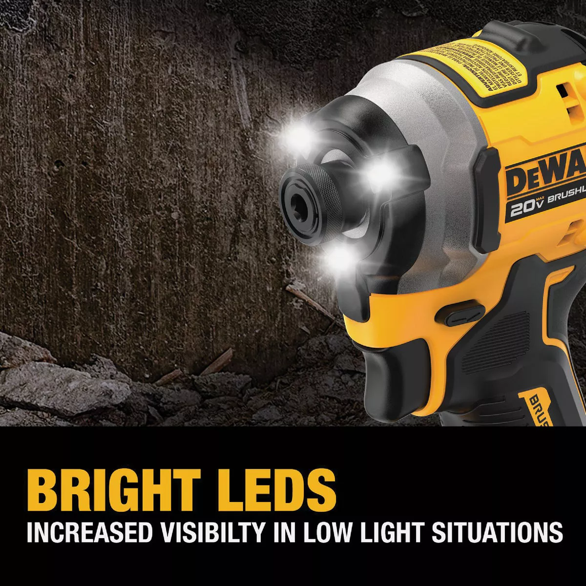 DEWALT ATOMIC 20V MAX Brushless 1/4 In. Cordless Impact Driver Kit with 5.0 Ah Battery & Charger - photo 8