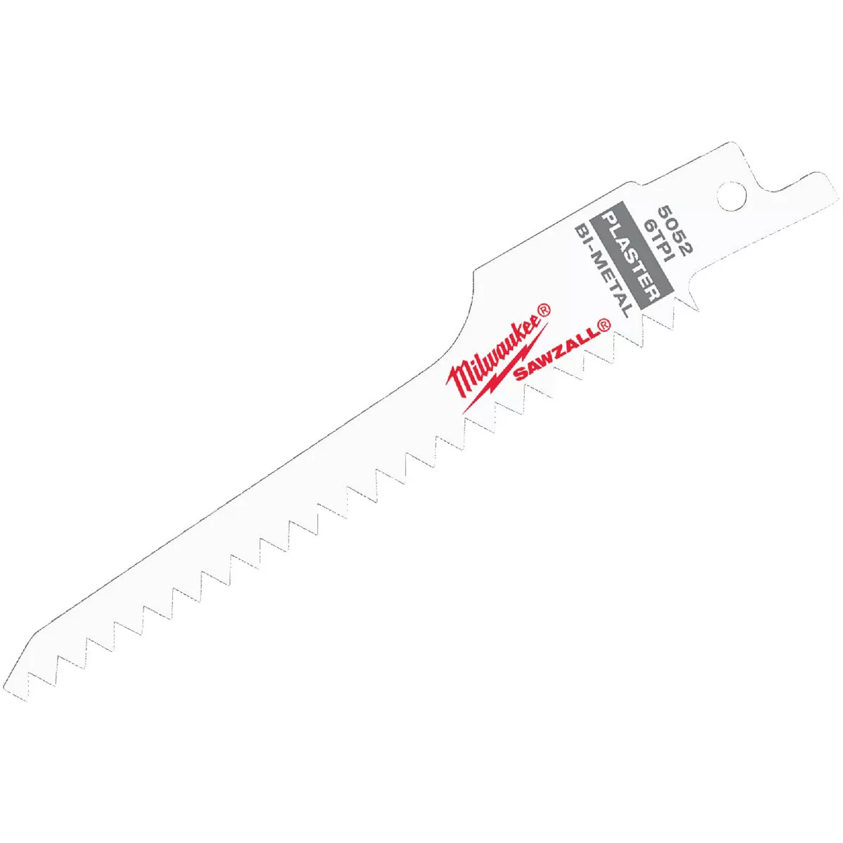 Milwaukee SAWZALL 5 In. 6 TPI Plaster Reciprocating Saw Blade (5-Pack)