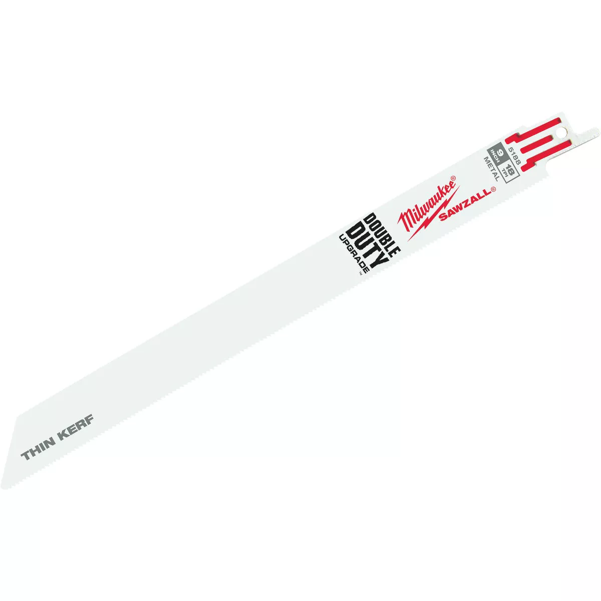 Milwaukee SAWZALL 9 In. 18 TPI Metal Reciprocating Saw Blade (5-Pack)