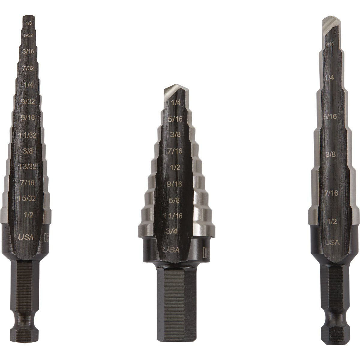 Step Drill Bit Sets