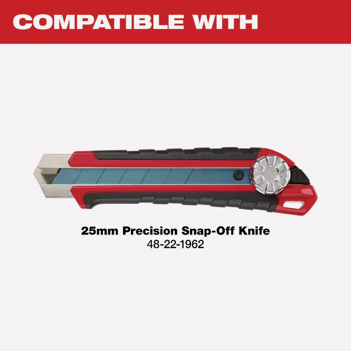 Milwaukee 25mm 7-Point Precision Snap-Off Knife Blade (10-Pack) - photo 3