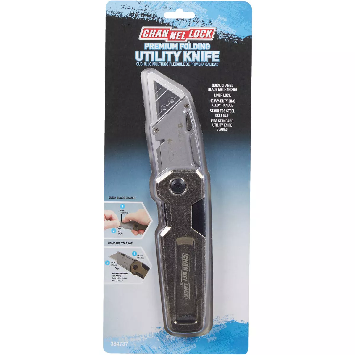 Channellock Heavy-Duty Folding Utility Knife - photo 3