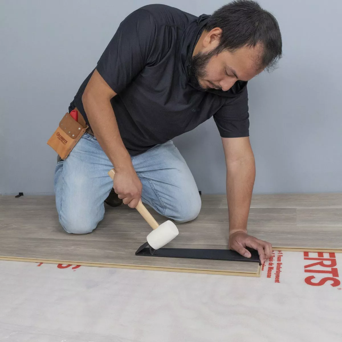 QEP 16 Oz. White Rubber Tile Tapping Mallet - photo 4