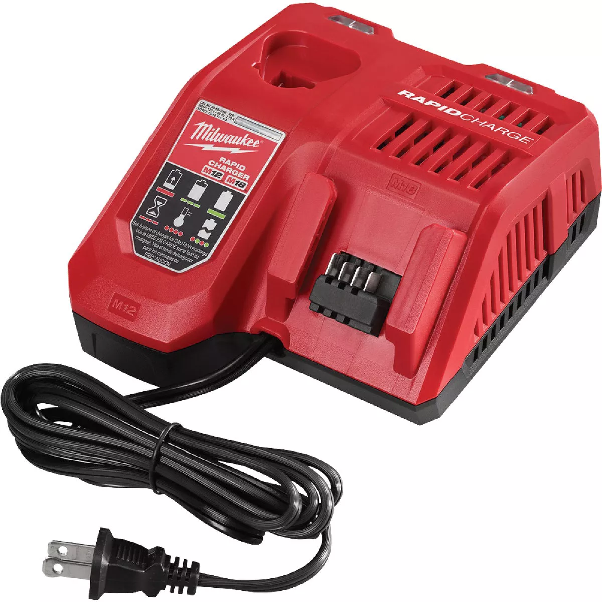 Milwaukee M12/M18 Lithium-Ion Multi-Voltage Rapid Battery Charger - photo 2