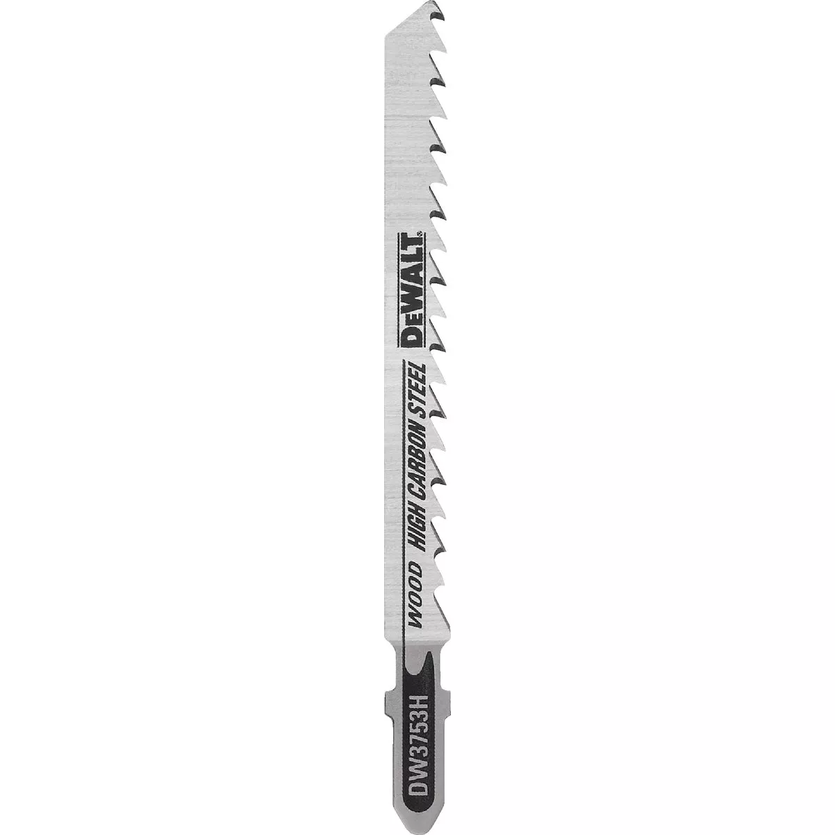 DeWalt T-Shank 4 In. x 6 TPI High Carbon Steel Jig Saw Blade, Fast/Clean Wood (5-Pack)
