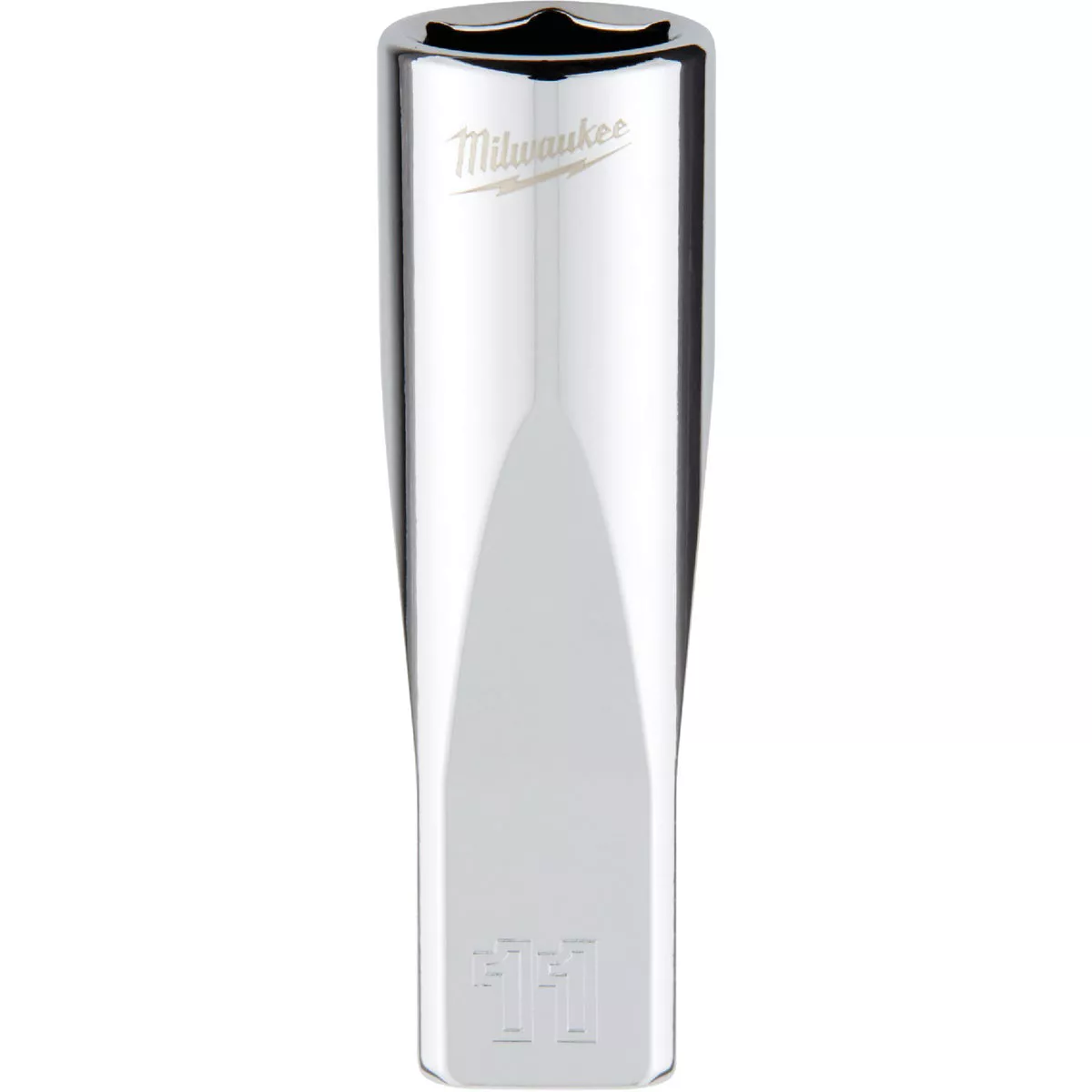 Milwaukee 1/4 In. Drive 11 mm 6-Point Deep Metric Socket with FOUR FLAT Sides