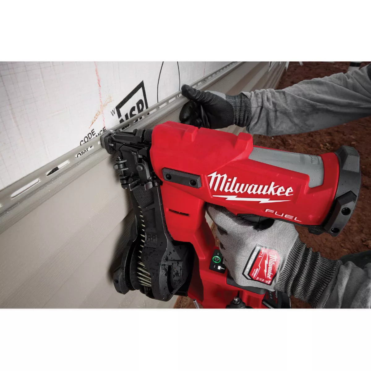 Milwaukee M18 FUEL Coil Roofing Nailer Vinyl Siding Tip - photo 3