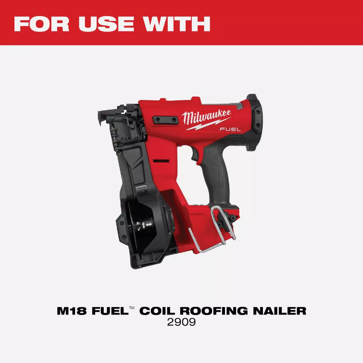 Milwaukee M18 FUEL Coil Roofing Nailer Vinyl Siding Tip - photo 2