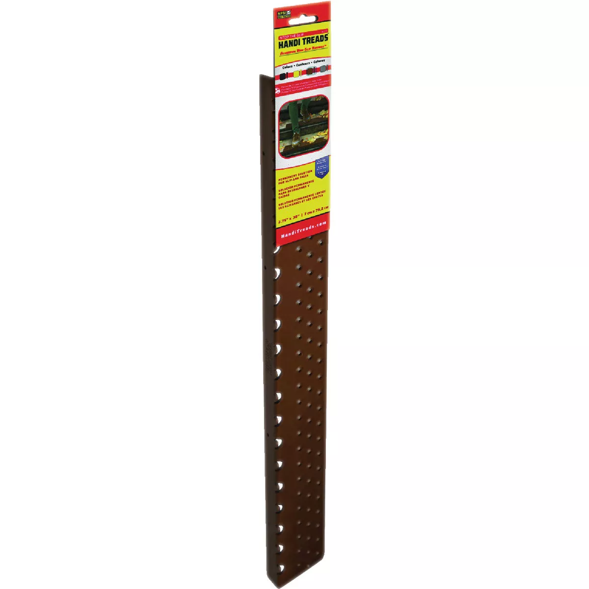 Handi Treads 2.75 In. x 30 In. Brown Non-Slip Aluminum Tread
