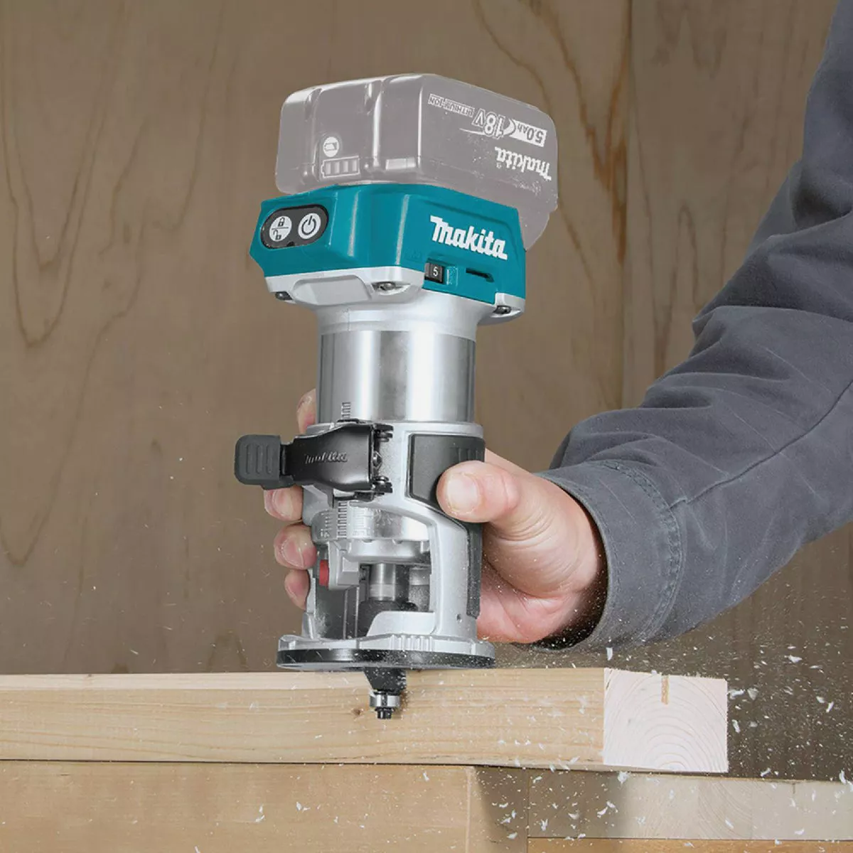 Makita 18V LXT Brushless Compact Cordless Router (Tool Only) - photo 3