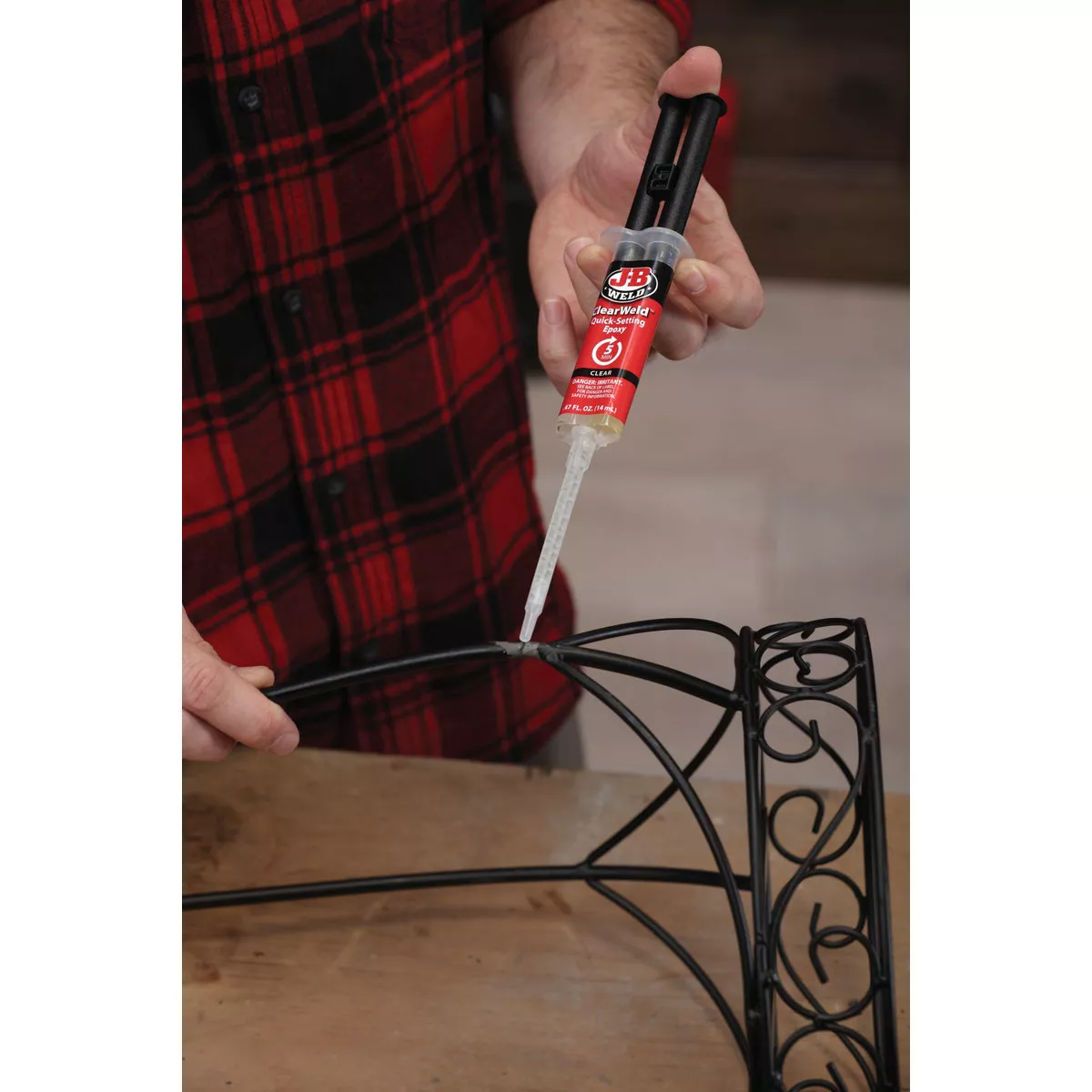 J-B Weld 0.47 Oz. ClearWeld Epoxy - photo 3