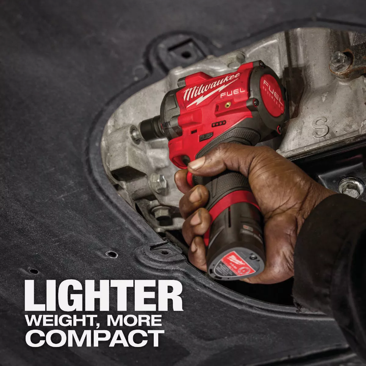 Milwaukee M12 FUEL Brushless 3/8 In. Stubby Cordless Impact Wrench Kit with 5.0 Ah & 2.5 Ah Batteries & Charger - photo 11