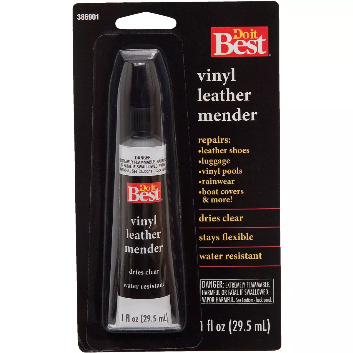 Do it Best 1 Oz. Clear Vinyl & Leather Mender Repair Adhesive - photo 2